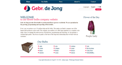 Desktop Screenshot of dejongbulbs.nl